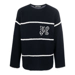 Palm Angels Sweaters Blue PMHE048E23KNI0014603
