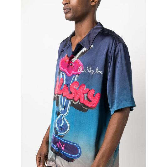 BLUE SKY INN Shirts Blue BS2302SH040PRINTMIL