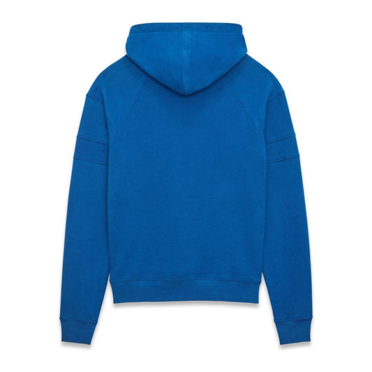 Saint Laurent logo-embroidered cotton hoodie 732313Y37CG4000