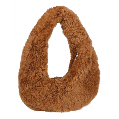 Anita Bilardi Faux fur shoulder bag