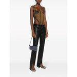 Benedetta Bruzziches Vitty La Mignon rhinestone-embellished denim bag