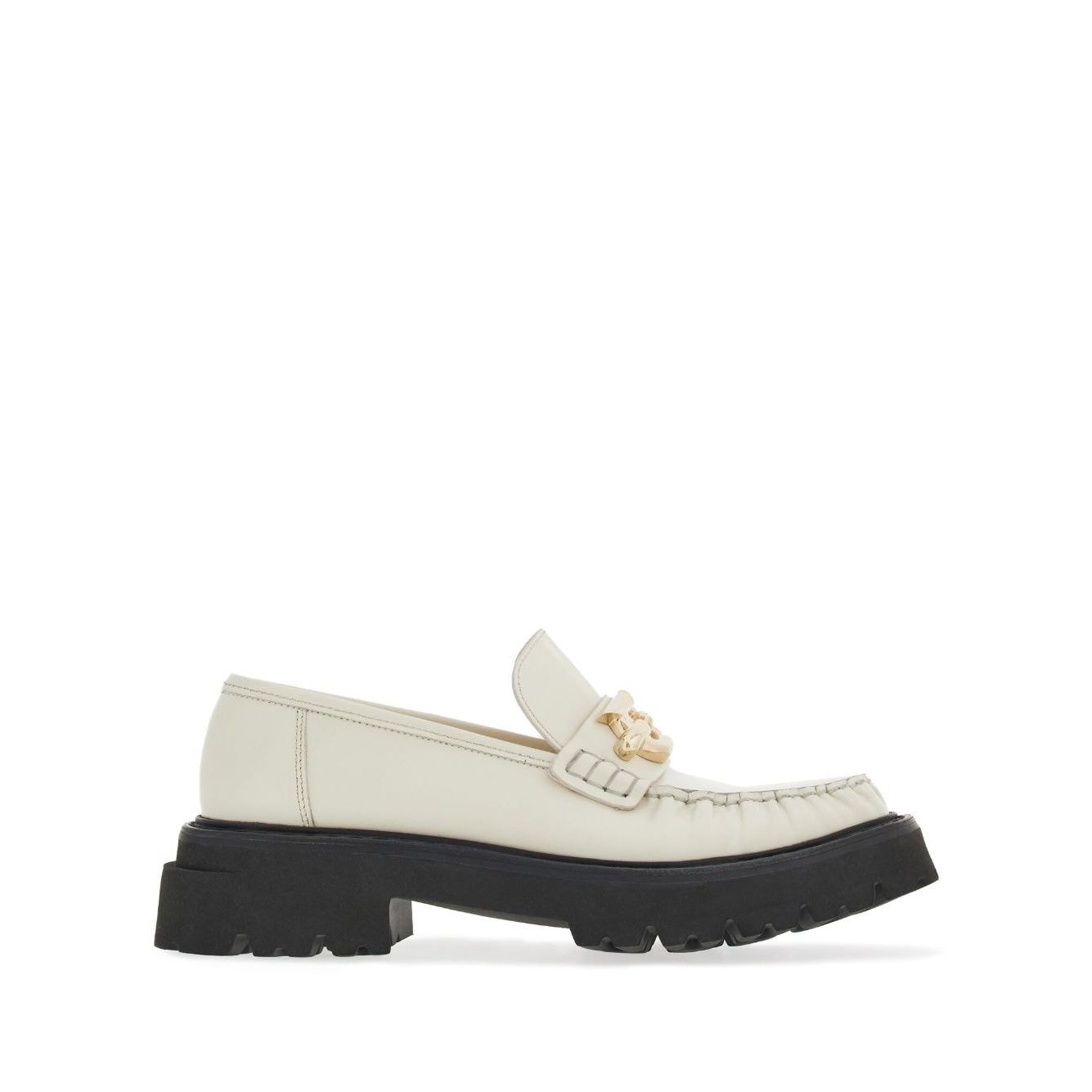 Ferragamo Gancini-plaque Leather Loafers Boots