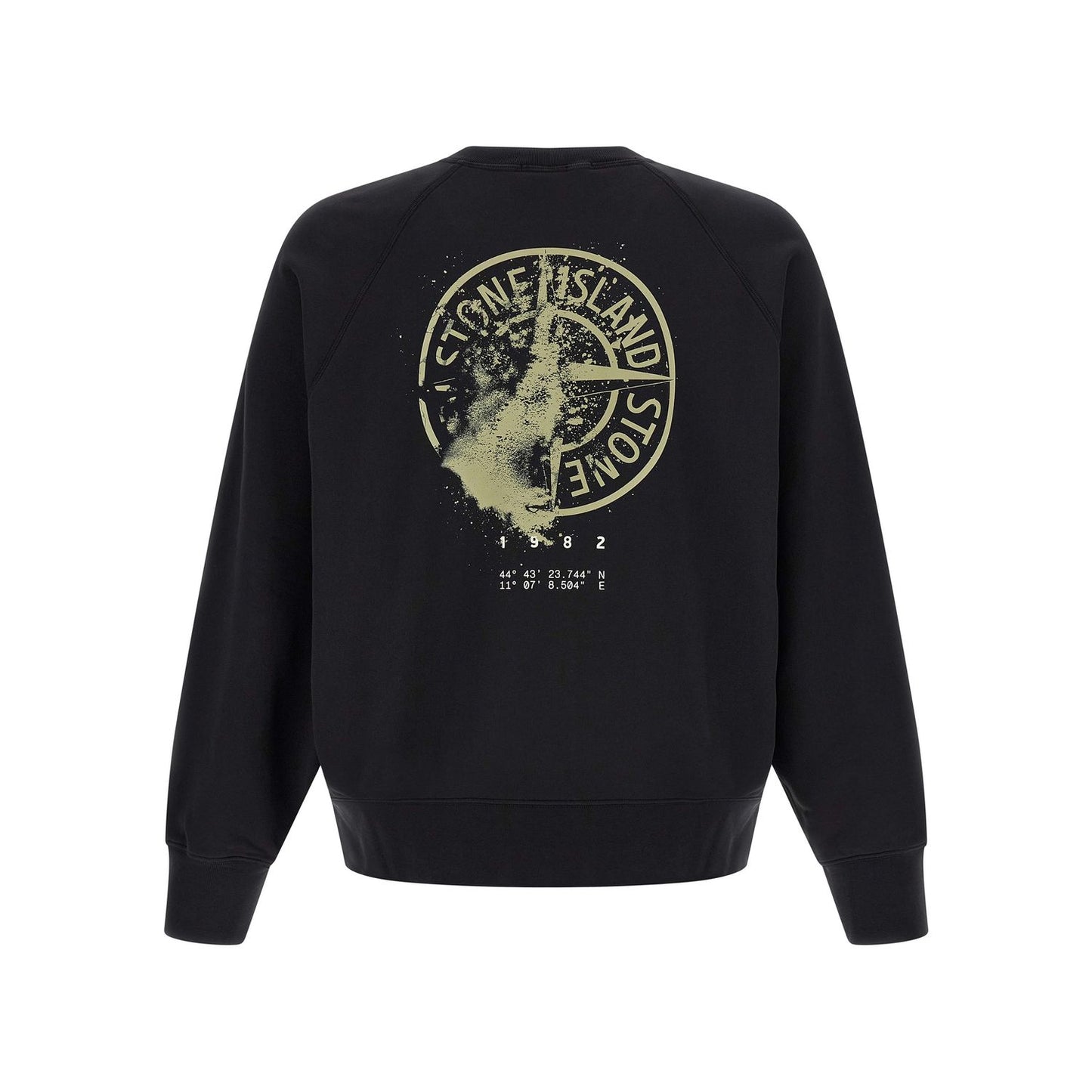 Stone Island Black Cotton Sweatshirt