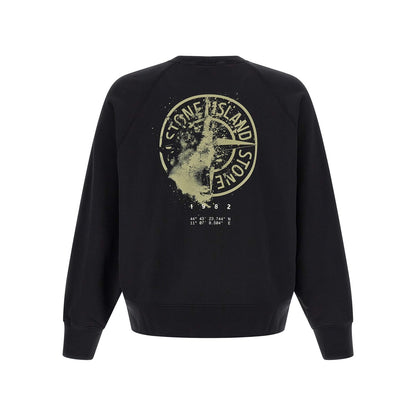Stone Island Black Cotton Sweatshirt