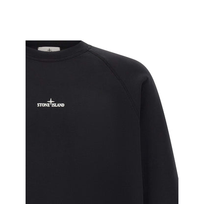 Stone Island Black Cotton Sweatshirt