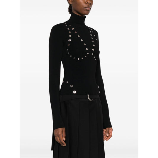 OFF WHITE FASHION Sweaters Black OWHF049F23KNI0011000