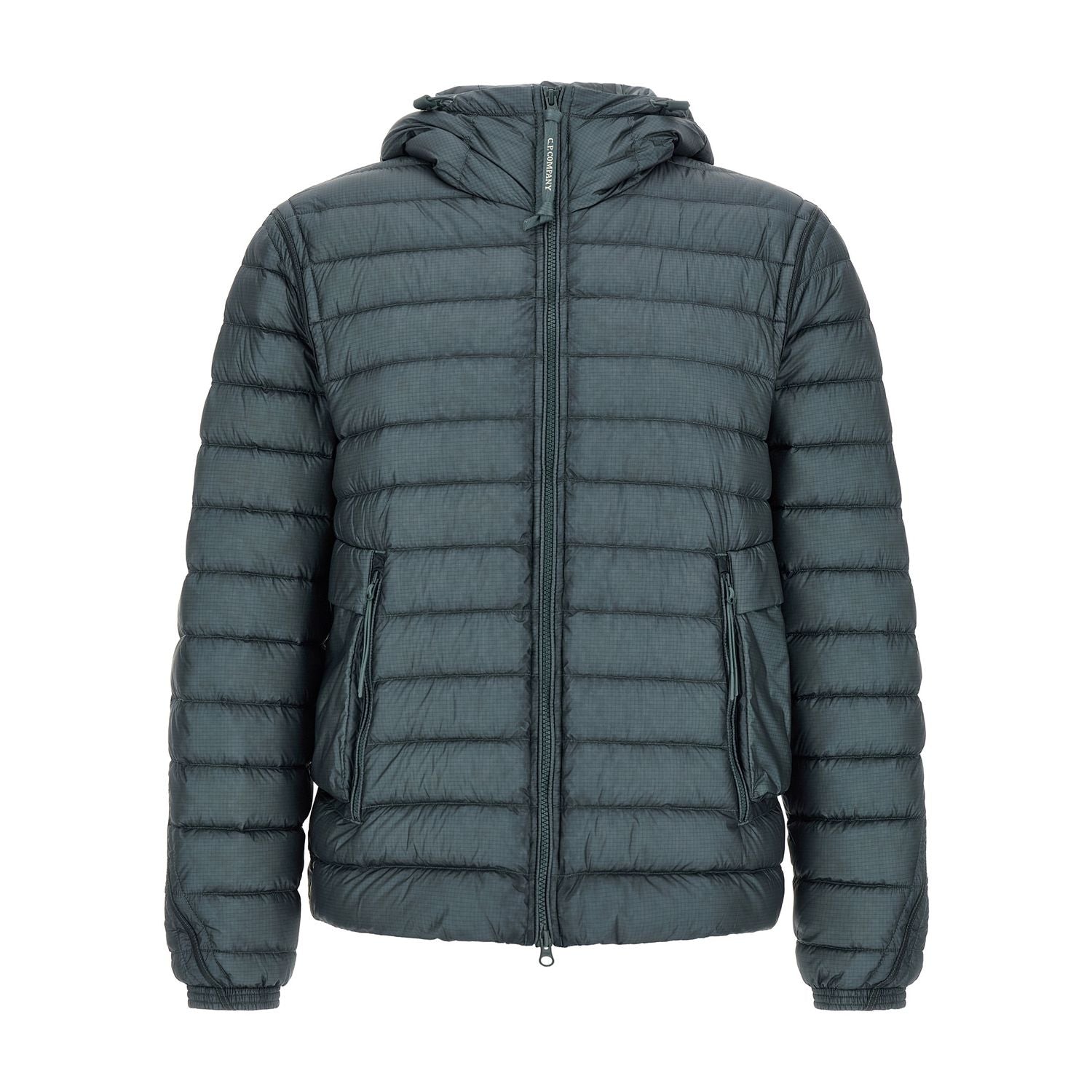 C.P. Company Blue Polyamide Full-Length Jacket