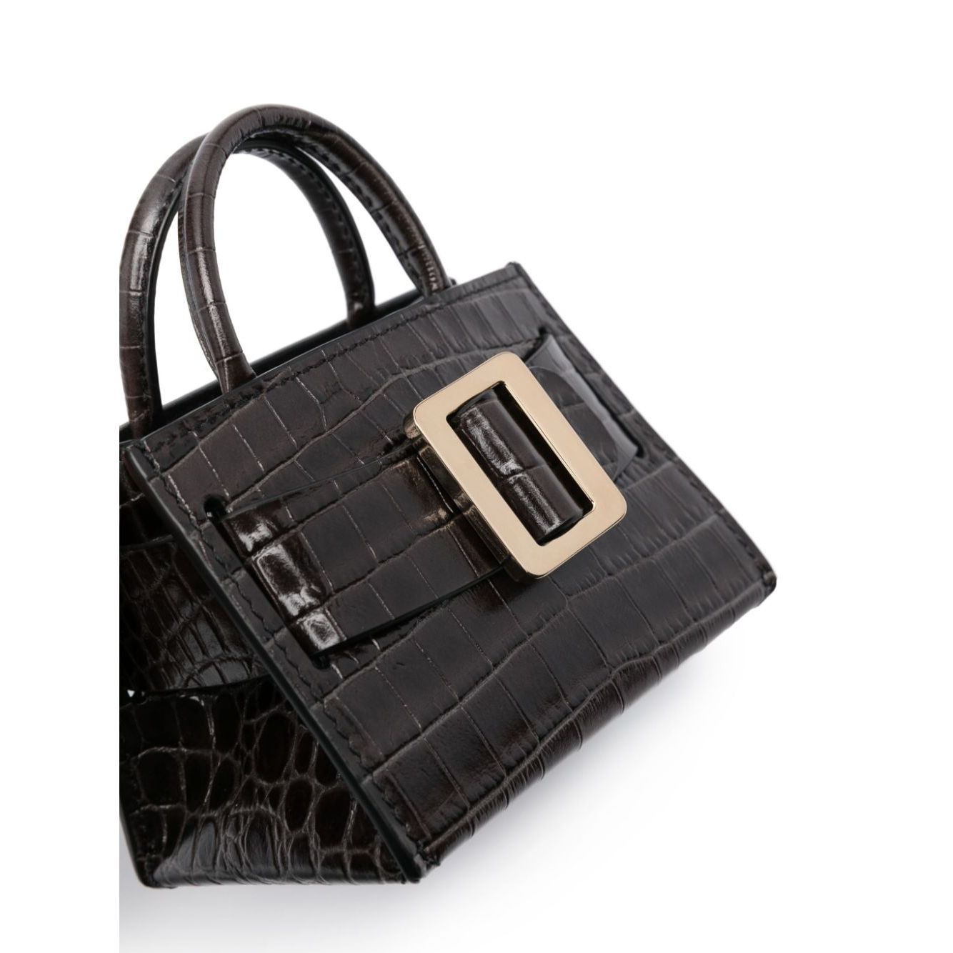Front view with bag zipped and handles upright.