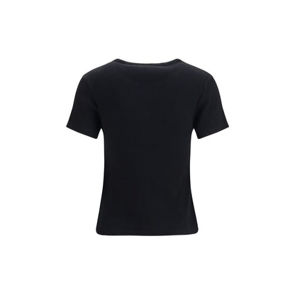 Off-White Black Cotton T-Shirt
