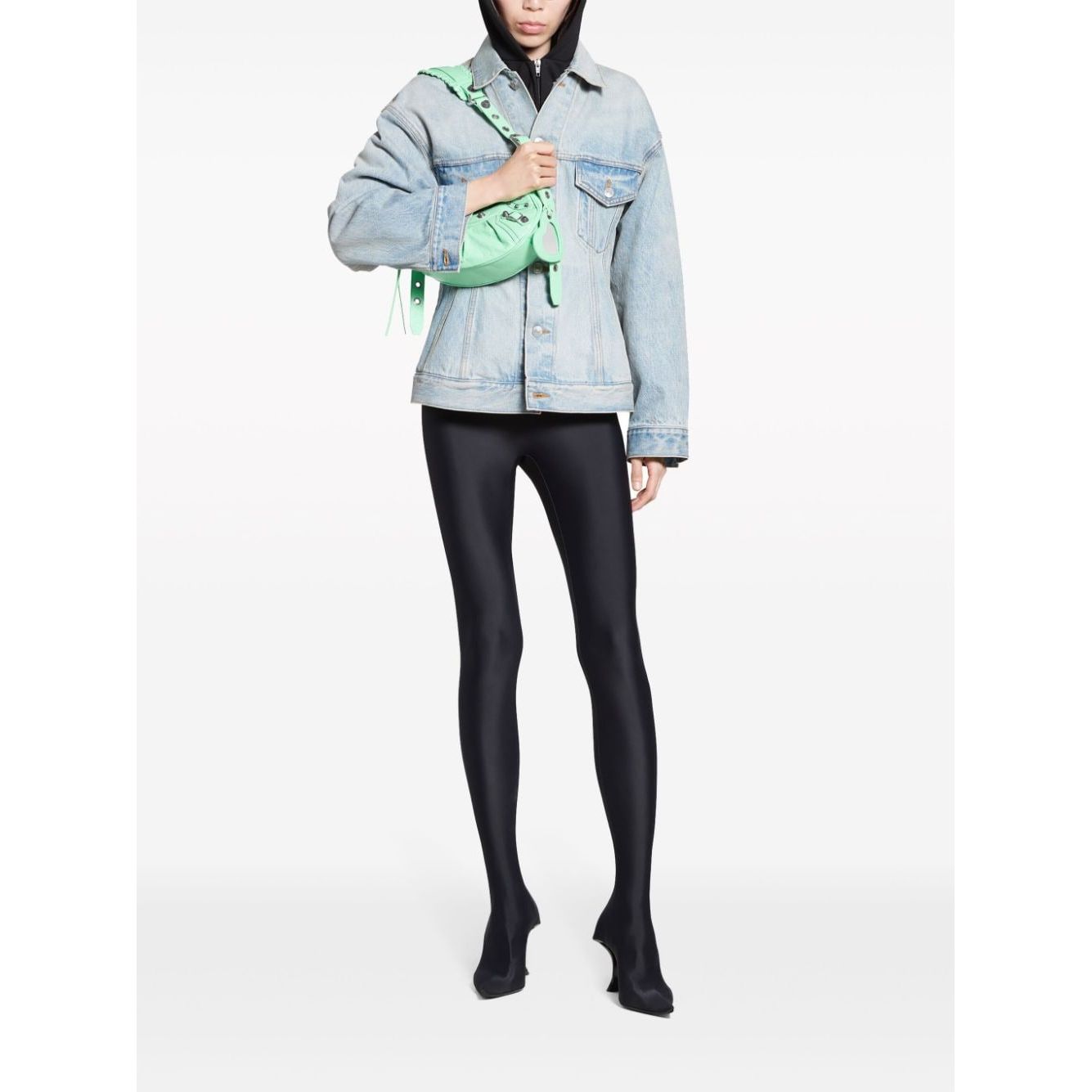 Balenciaga Hourglass silhouette denim jacket 773776TJW794076