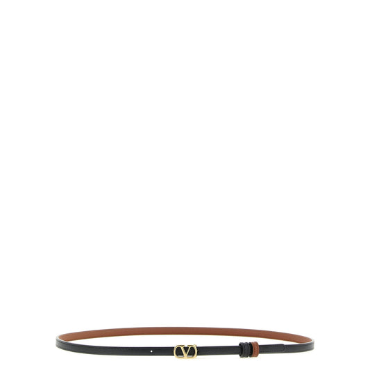 Valentino Garavani Multicolor Calfskin Thin Belt