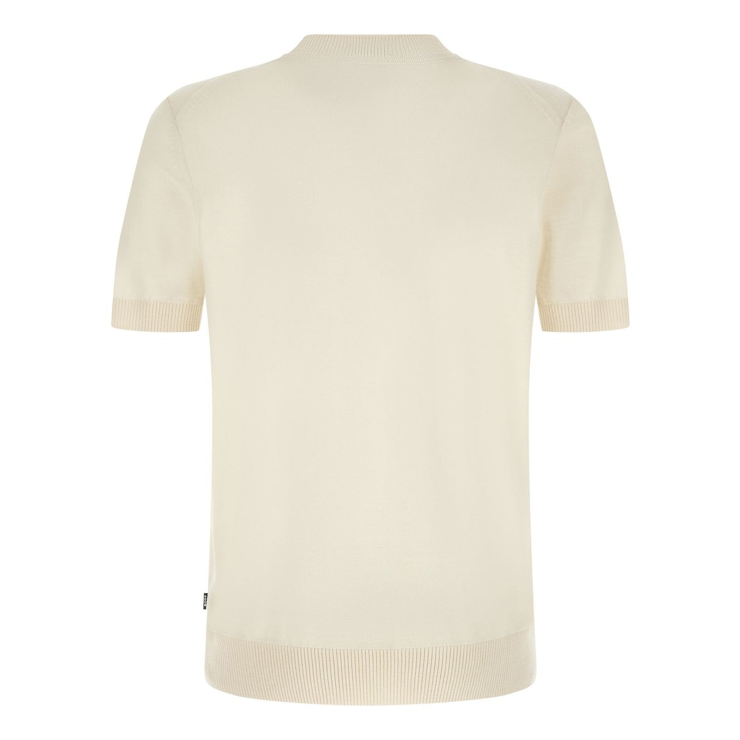 Hugo Boss White Virgin Wool T-Shirt