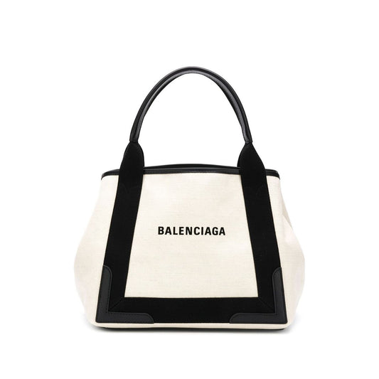 Balenciaga canvas tote with removable pouch