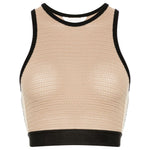 Palm Angels Top Beige Topwear