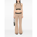 Palm Angels Top Beige Topwear