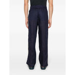 Palm Angels Trousers Blue Trousers