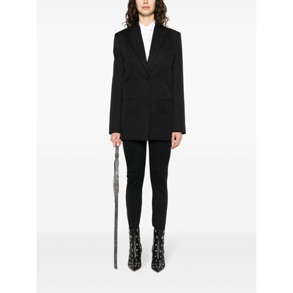 Off White single-breasted virgin-wool blazer