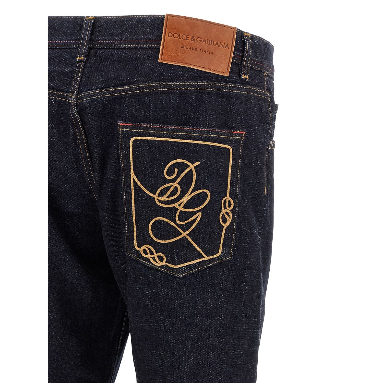 Dolce & Gabbana Blue Cotton Jeans Denim