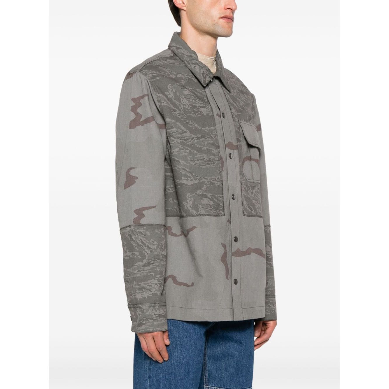 MARINE SERRE Coats Grey