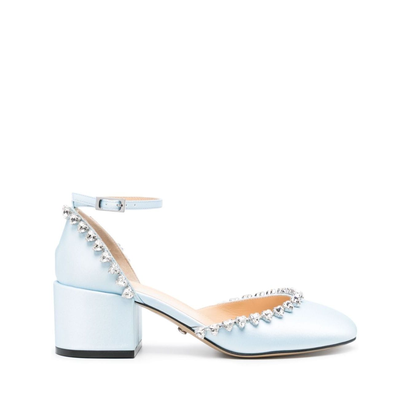 MACH & MACH PRE With Heel Clear Blue High Heel