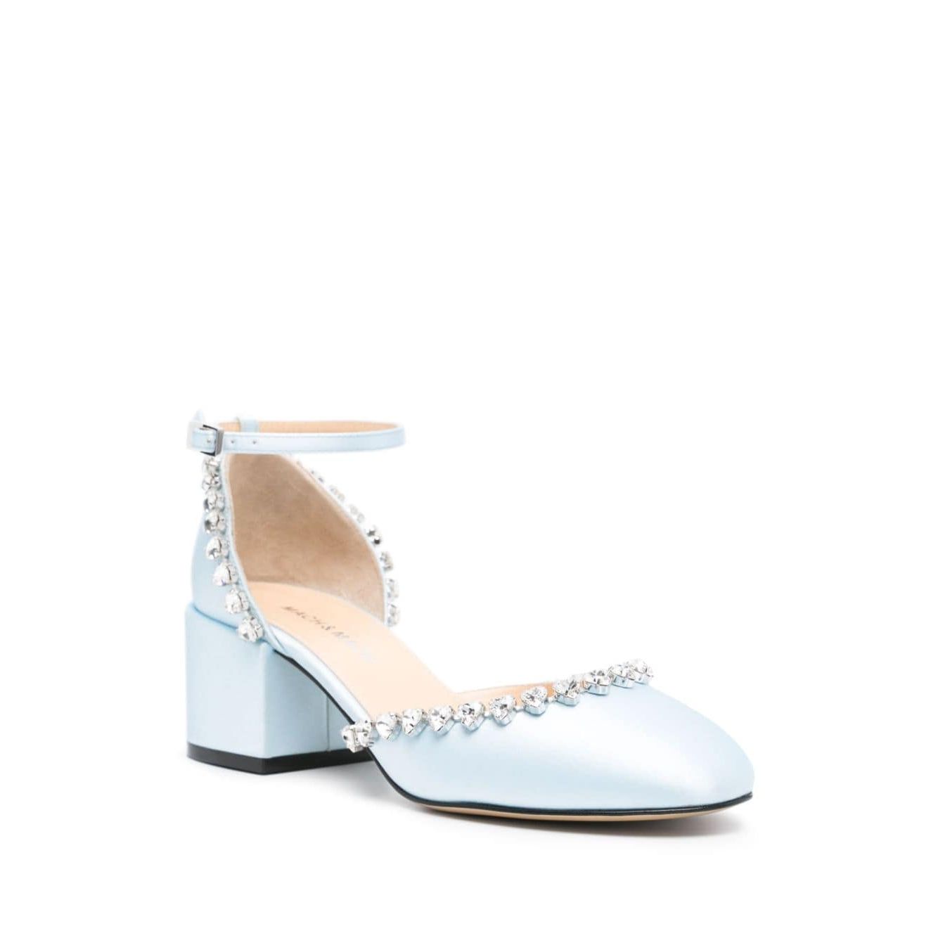 MACH & MACH PRE With Heel Clear Blue High Heel