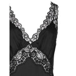 Saint Laurent lace-panel midi dress