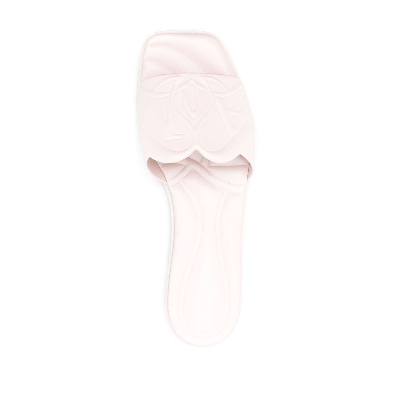 Alexander McQueen leather slides