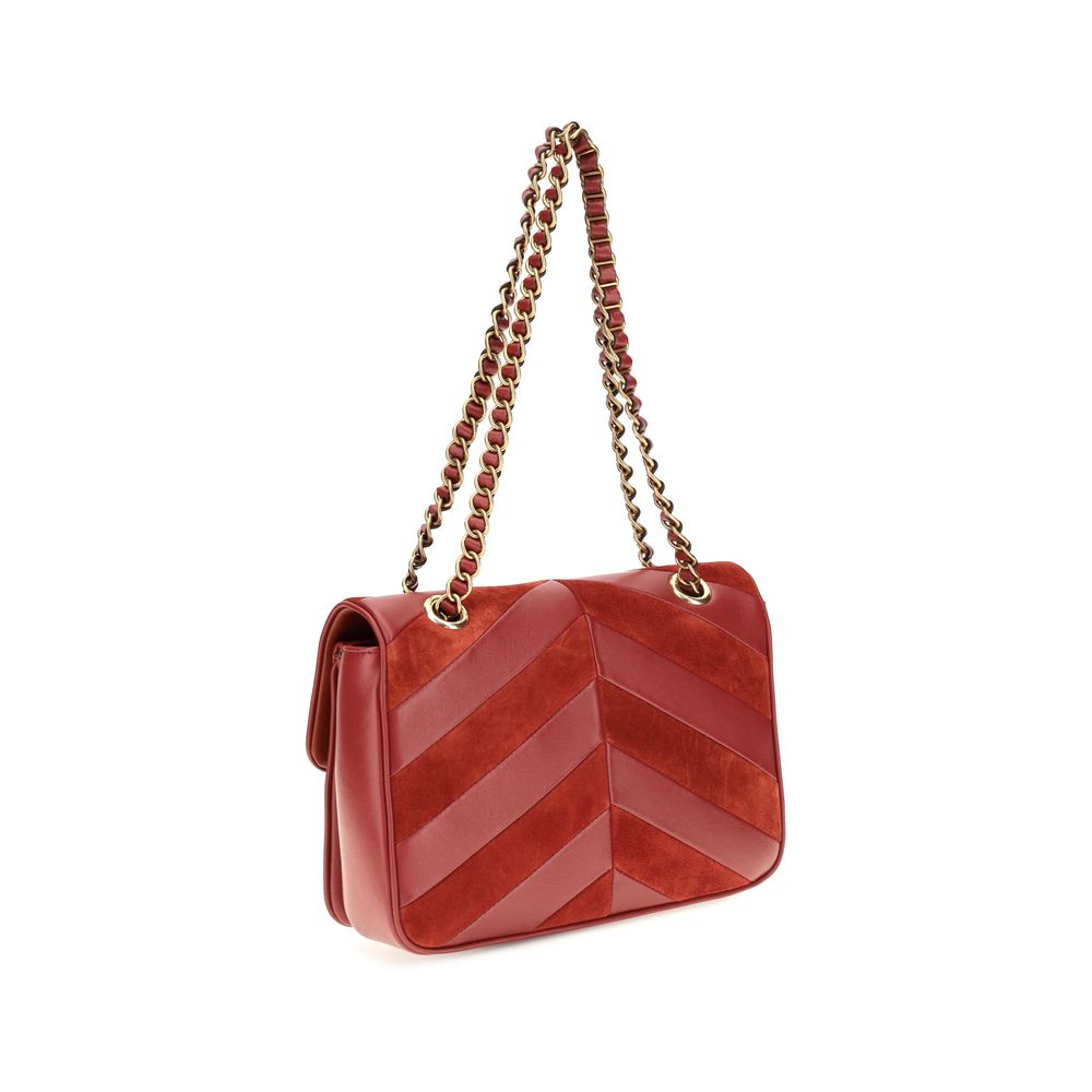 Valentino Garavani Multicolor Suede Leather Shoulder Bag