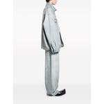 Balenciaga Denim jacket with flap pockets and drop shoulder