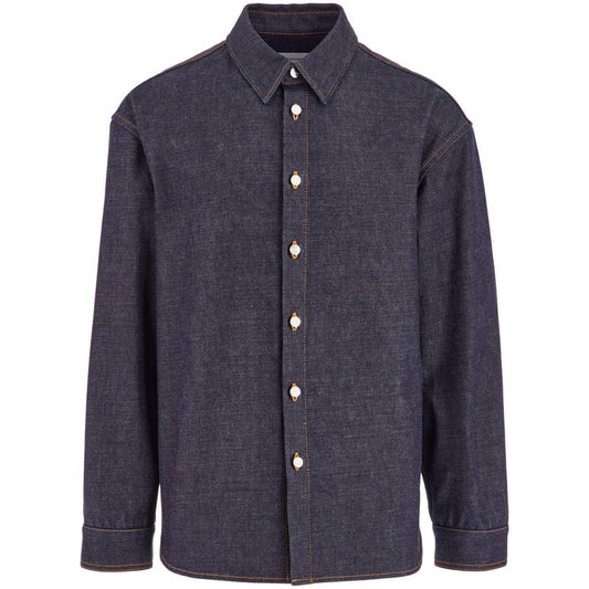 Ferragamo Shirts Blue 143791771281002