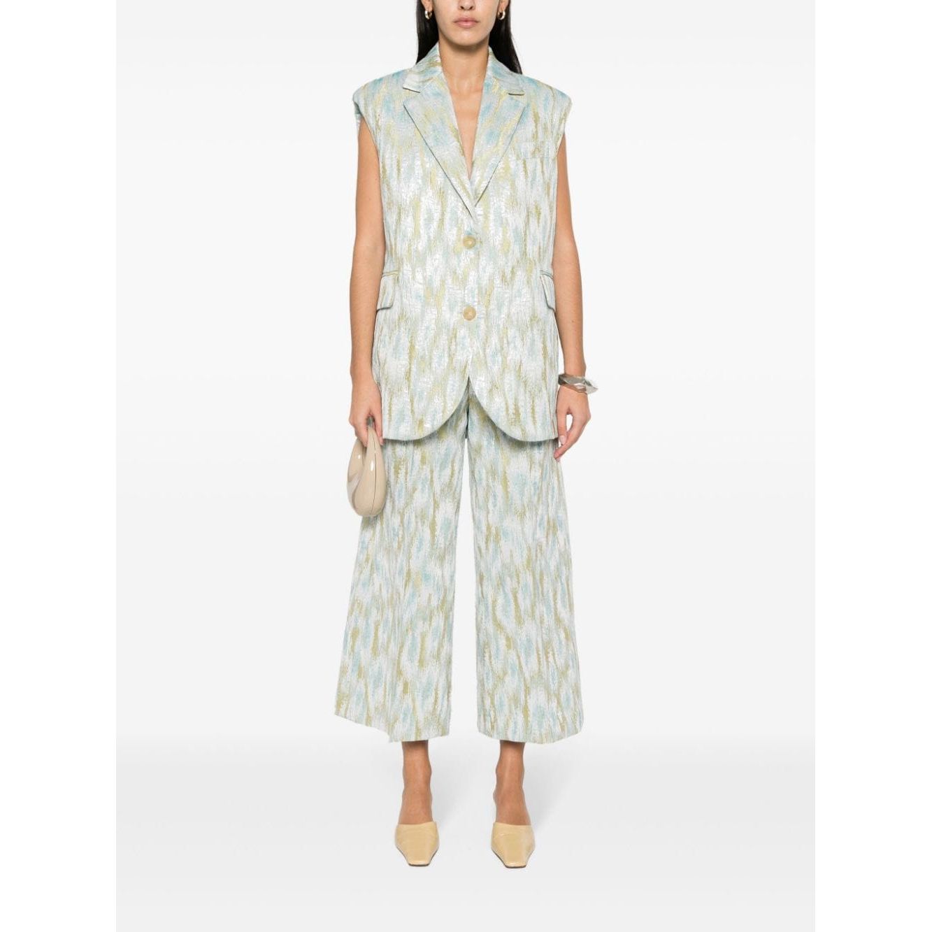Erika Cavallini Semi-Couture Trousers MultiColour Trousers