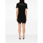 Ermanno Scervino Embroidered cotton short dress