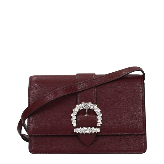 Jimmy Choo Red Leather Crossbody Bag
