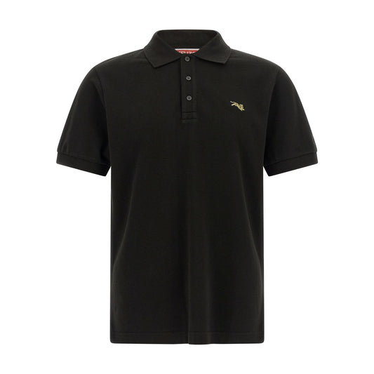 Kenzo Black Cotton Polo Shirt