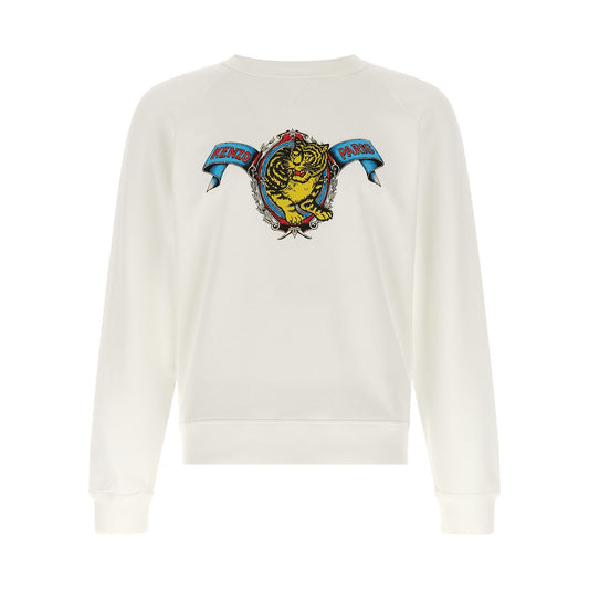 Kenzo White Viscose Sweatshirt