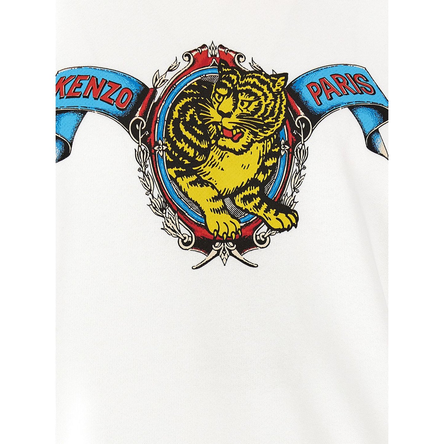 Kenzo White Viscose Sweatshirt