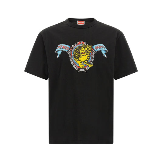 Kenzo Black Cotton T-Shirt