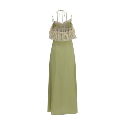 Chloé Bicolor Silk Casual Dress