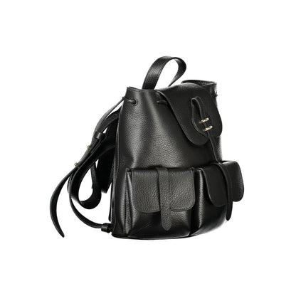 Coccinelle Nero Leather Women's Backpack