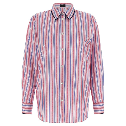 Etro Multicolor Cotton Blouse