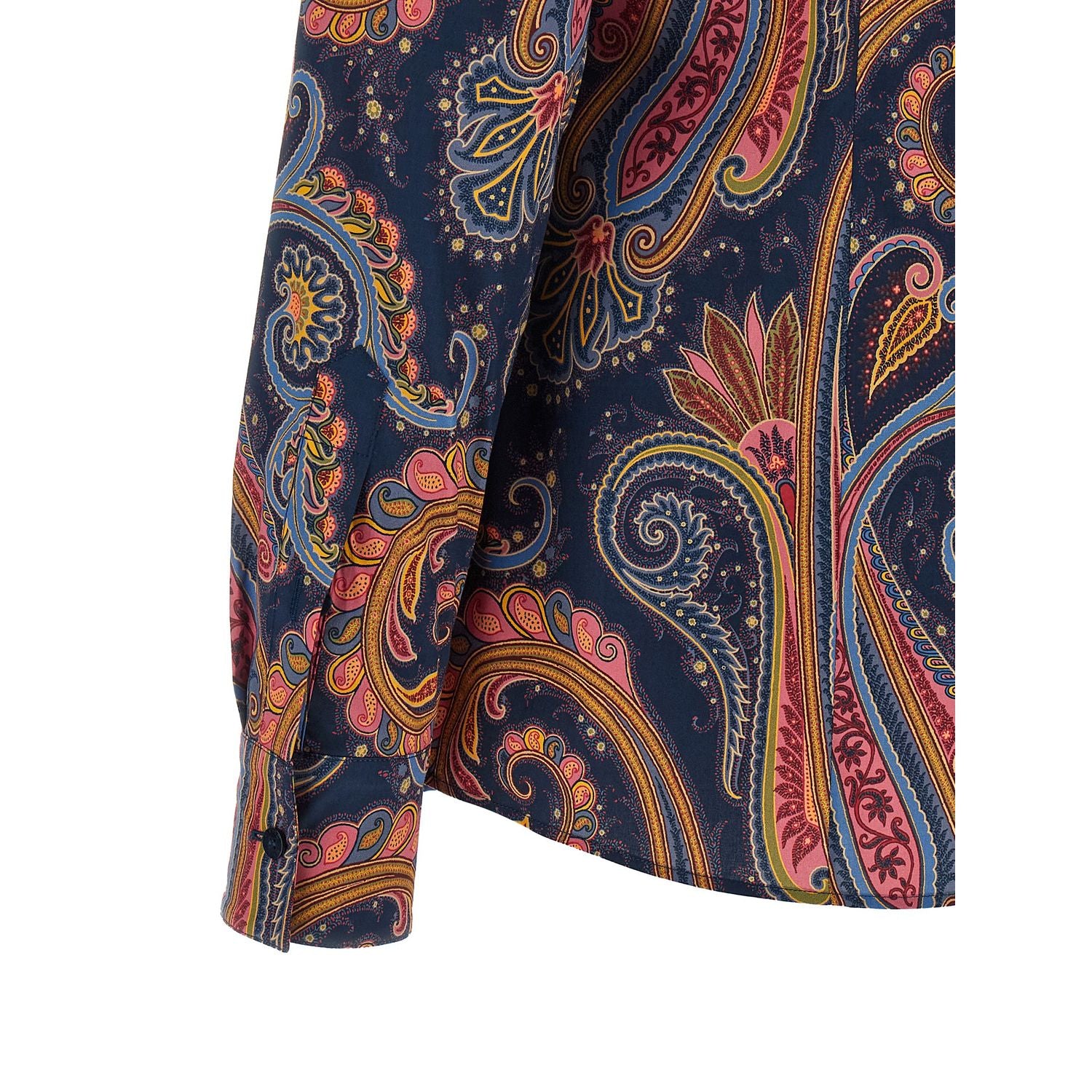 Etro Blue Cotton Blouse