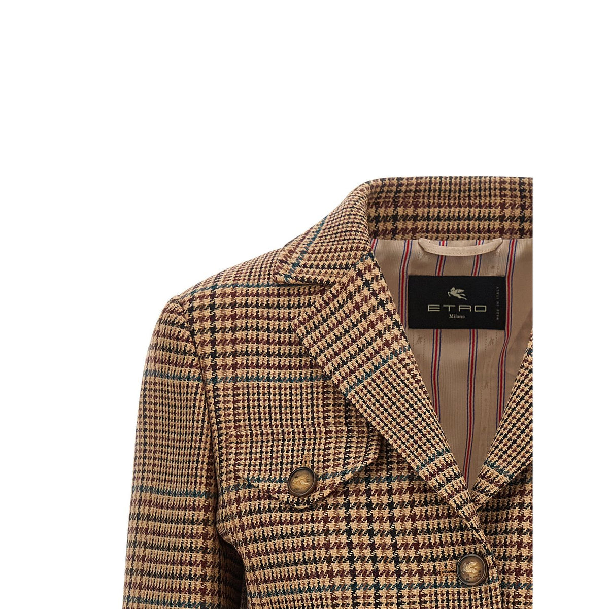 Etro Brown Wool Blazer