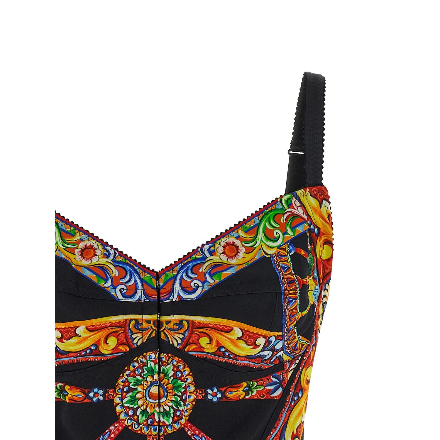 Dolce & Gabbana Multicolor Silk Tank Tops