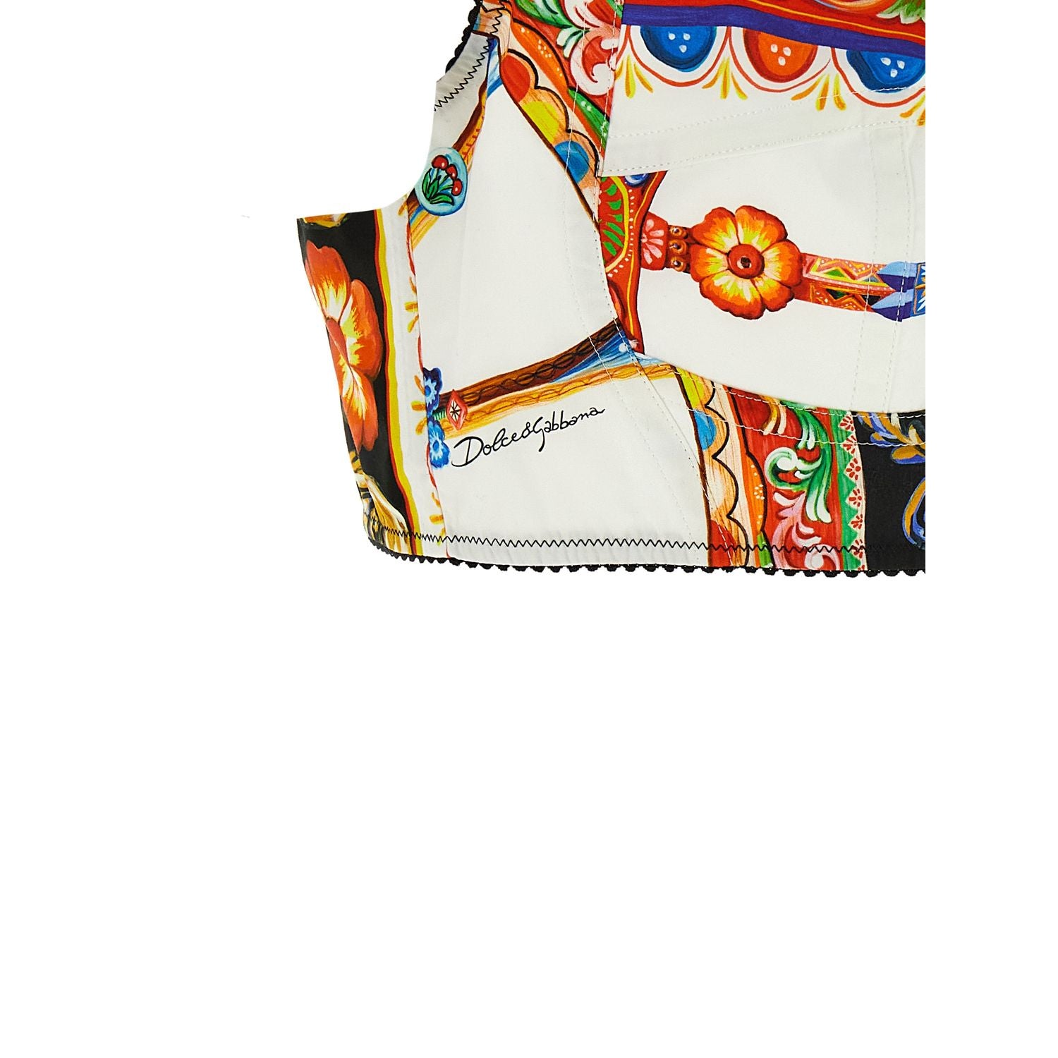 Dolce & Gabbana Multicolor Cotton Tank Tops
