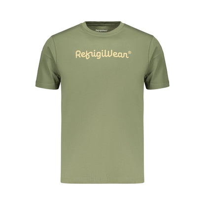 Refrigiwear Verde Cotton Men T-Shirt