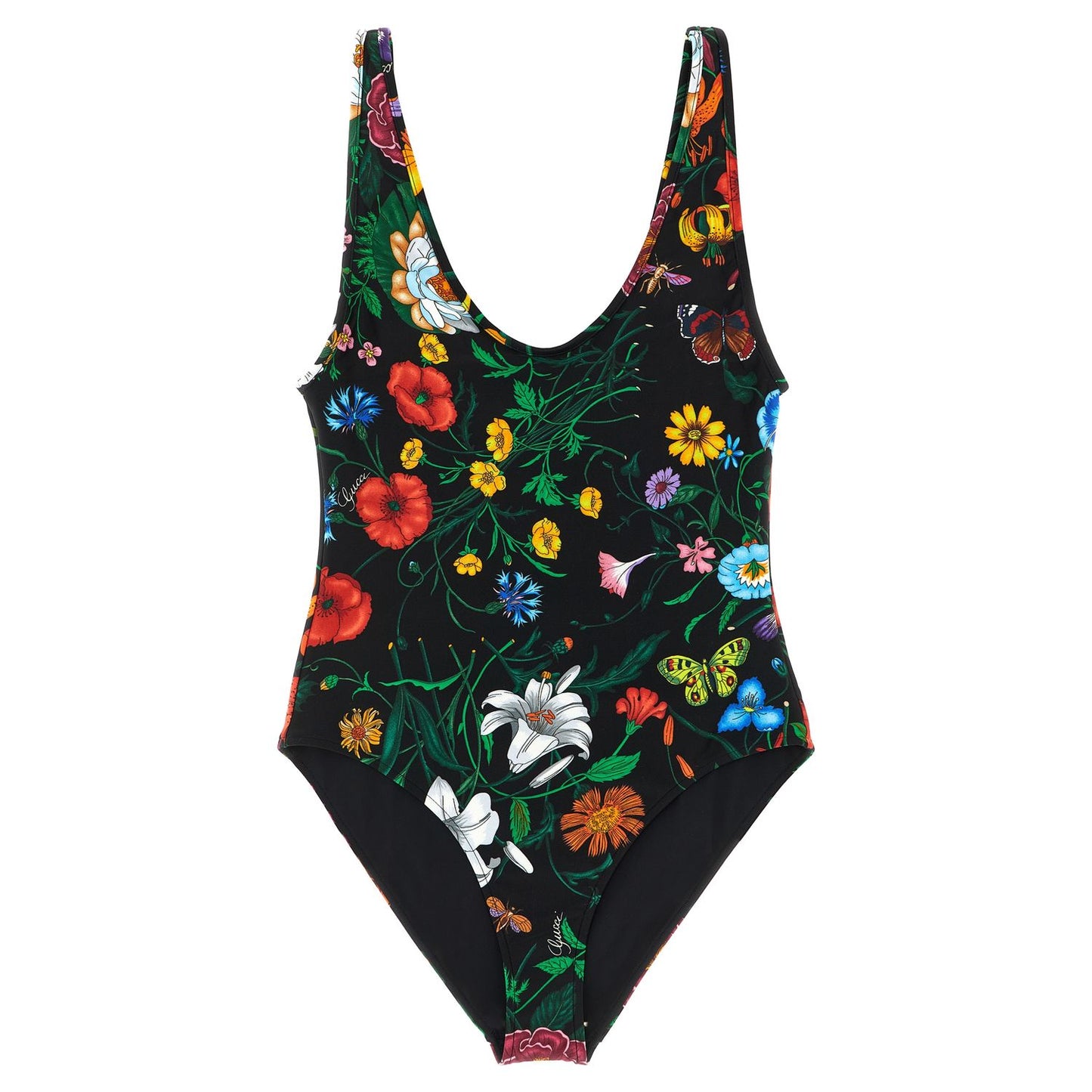 Gucci Black Polyamide One-Piece Swimsuit
