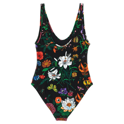Gucci Black Polyamide One-Piece Swimsuit