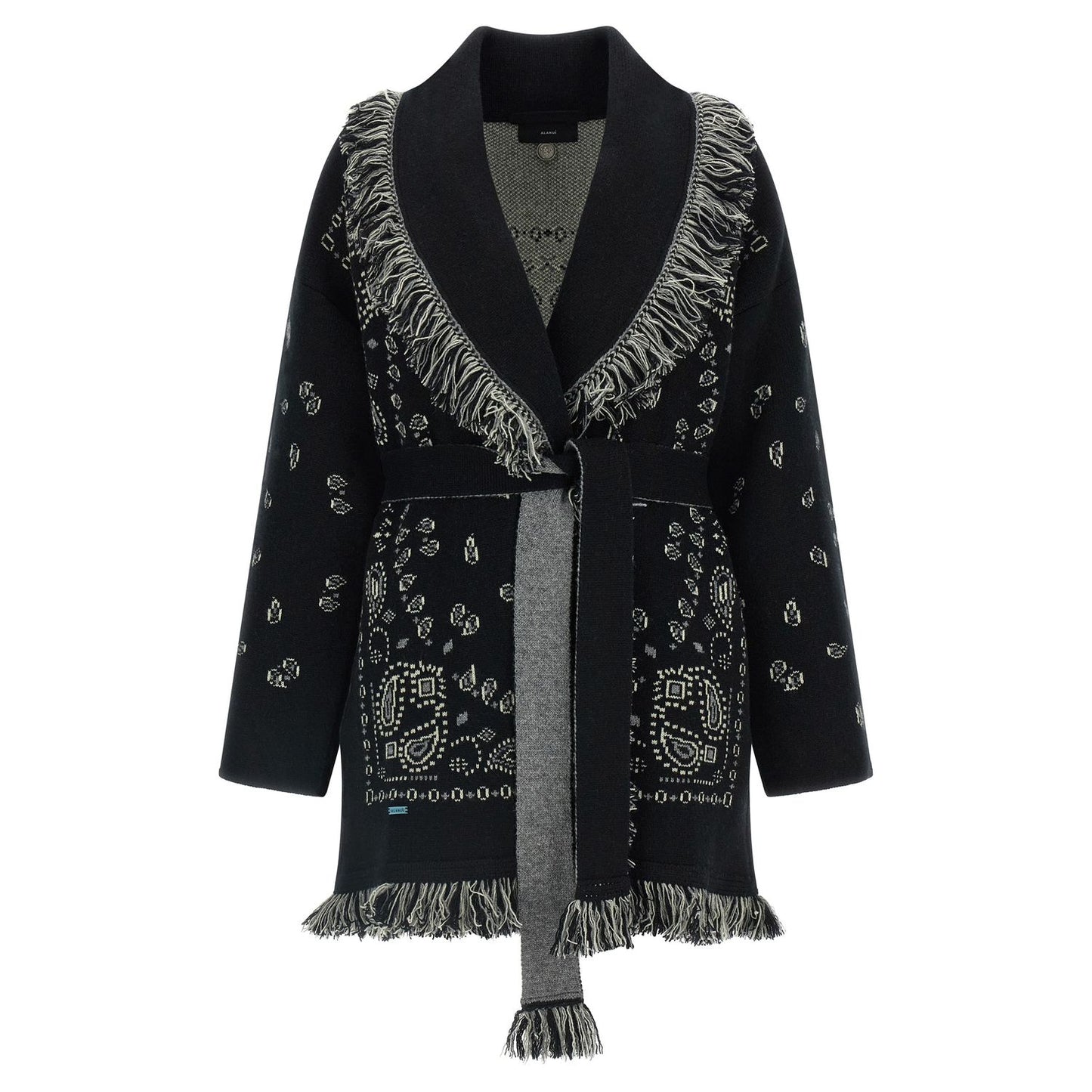 Alanui Black Cashmere Cardigan