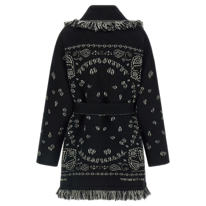 Alanui Black Cashmere Cardigan