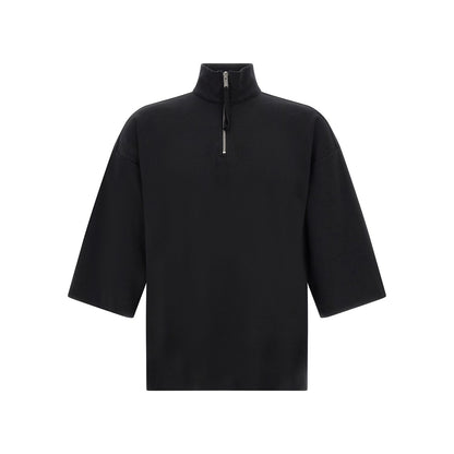 Thom Krom Black Cotton Sweatshirt